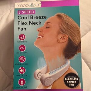 Cool Breeze Flex Neck Fan - White